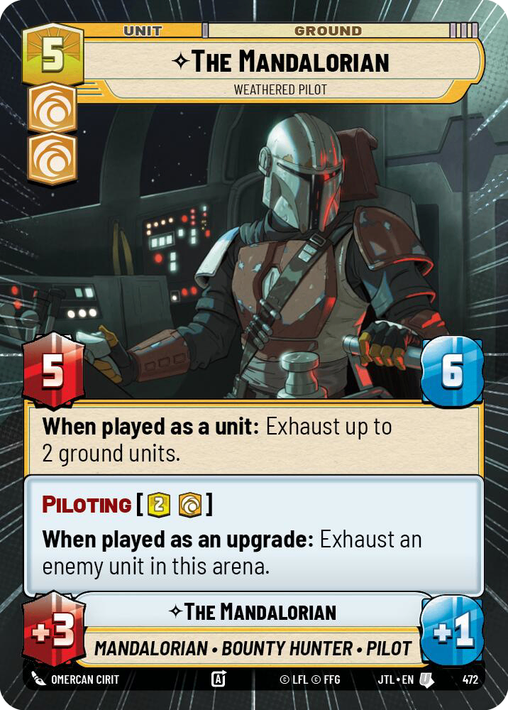 【JTL472/EN】The Mandalorian - Weathered Pilot (Hyperspace)