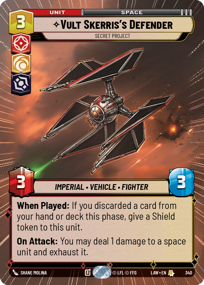 【LAW340/EN】Vult Skerris's Defender - Secret Project (Hyperspace)