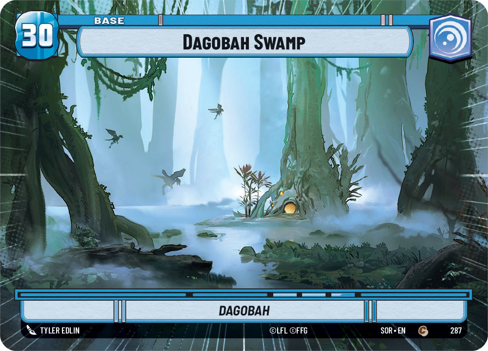 【傷あり特価】【SOR287/EN】Dagobah Swamp (HYPERSPACE)