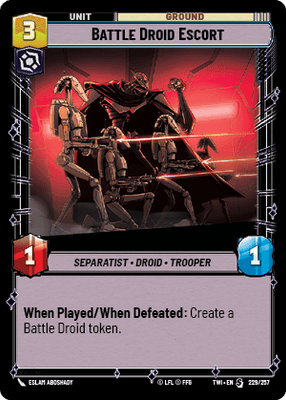 【傷あり特価】【TWI229/EN】Battle Droid Escort