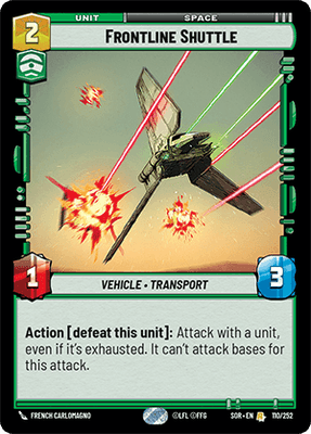 【傷あり特価】【SOR110/EN】Frontline Shuttle