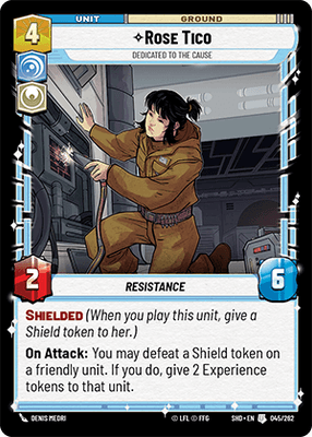 【傷あり特価】【SHD045/EN】Rose Tico - Dedicated to the Cause