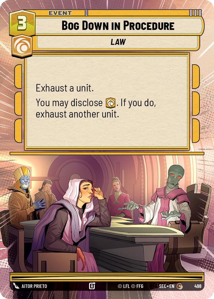 【SEC0498/EN】Bog Down in Procedure (Hyperspace)