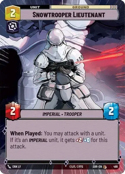 【傷あり特価】【SOR488/EN】Snowtrooper Lieutenant (HYPERSPACE)