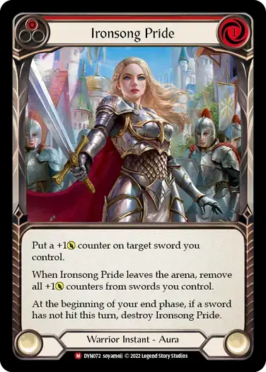 【傷あり特価】【DYN072/EN】Ironsong Pride