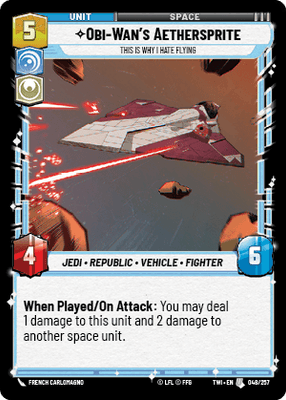 【傷あり特価】【TWI048/EN】Obi-Wan's Aethersprite - This is Why I Hate Flying