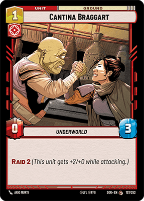 【傷あり特価】【SOR157/EN】Cantina Braggart