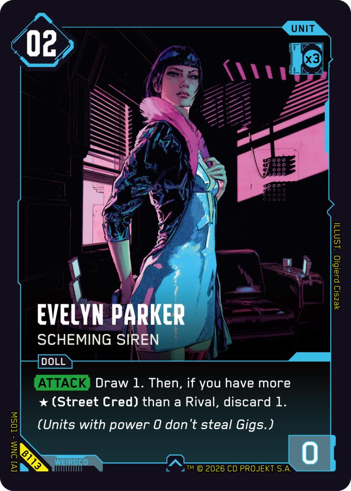 【WNCBβ113/EN】Evelyn Parker: Scheming Siren