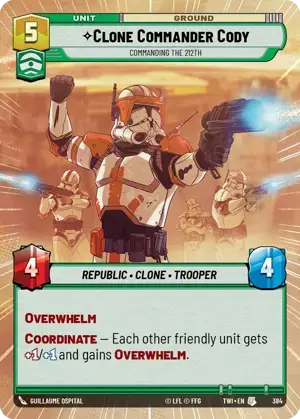 【傷あり特価】【TWI384/EN】Clone Commander Cody - Commanding the 212th(HYPERSPACE)