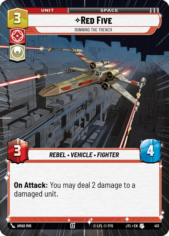 【JTL413/EN】Red Five - Running the Trench (Hyperspace)