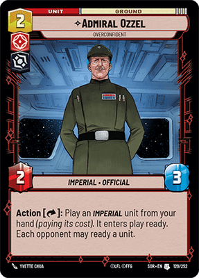 【傷あり特価】【SOR129/EN】Admiral Ozzel - Overconfident