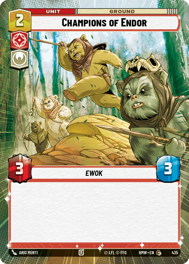 【HMW435/EN】Champions of Endor(HYPERSPACE)