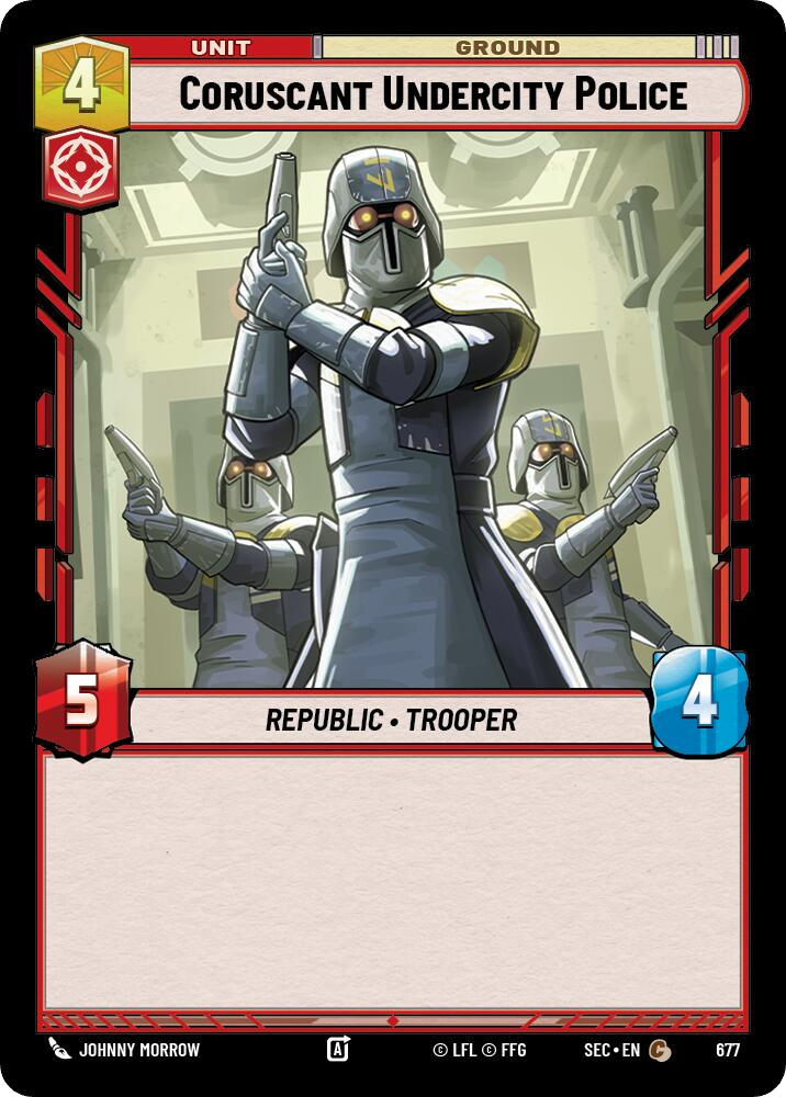 【SEC0677/EN】Coruscant Undercity Police (Foil)