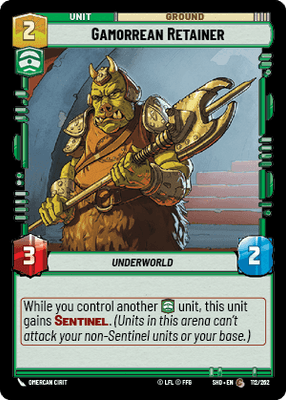【傷あり特価】【SHD112/EN】Gamorrean Retainer
