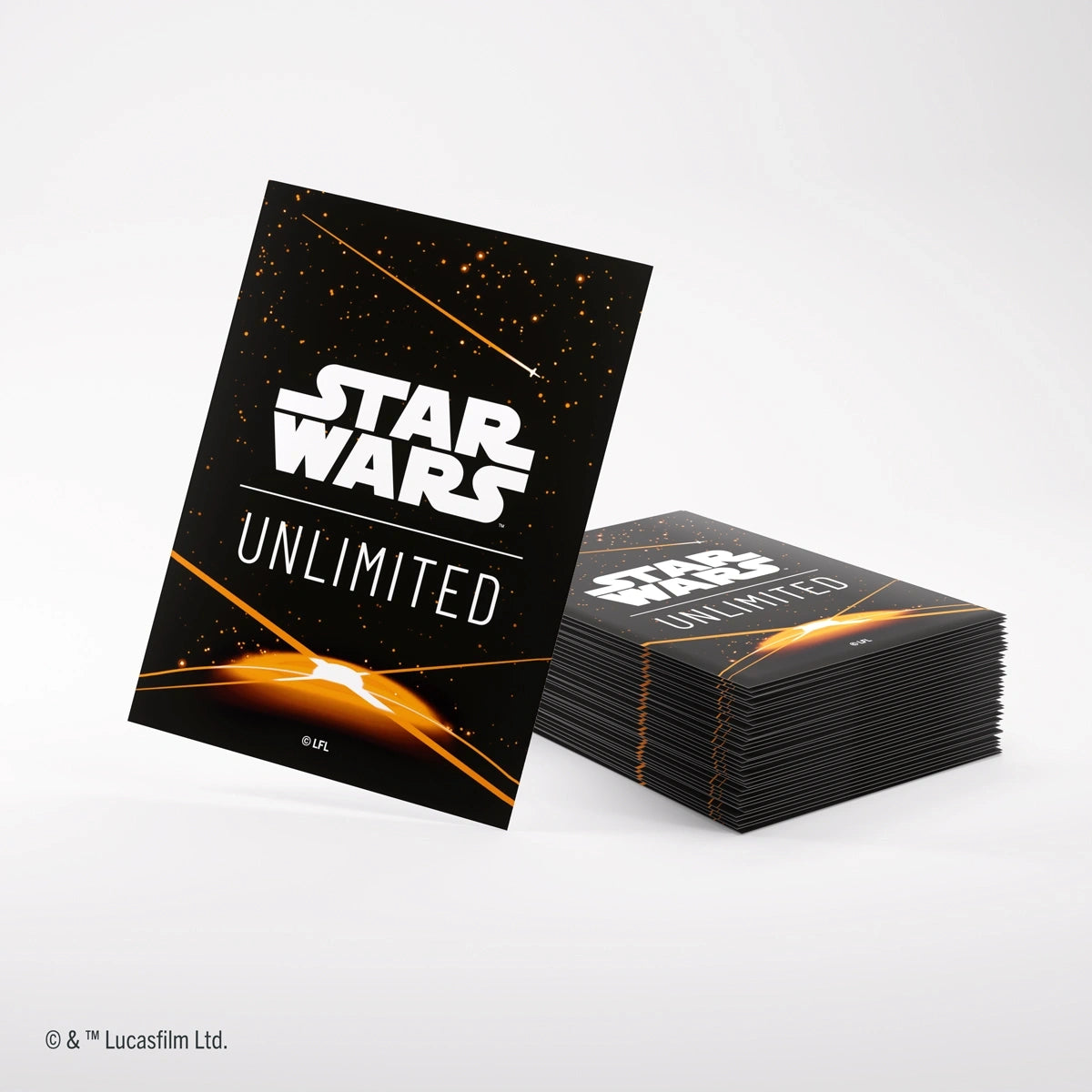 【GAMEGENIC】SWU ART SLEEVES - Card Back Orange※配送方法はゆうパックをご選択ください