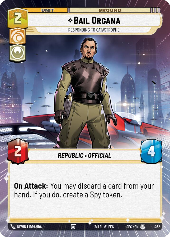 【SEC0462/EN】Bail Organa - Responding to Catastrophe (Hyperspace)
