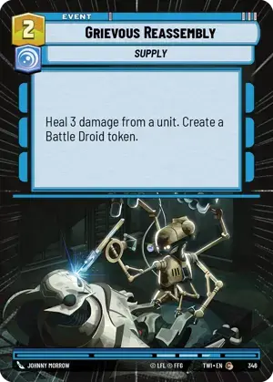 【傷あり特価】【TWI346/EN】Grievous Reassembly(HYPERSPACE)