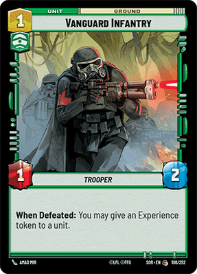 【傷あり特価】【SOR108/EN】Vanguard Infantry