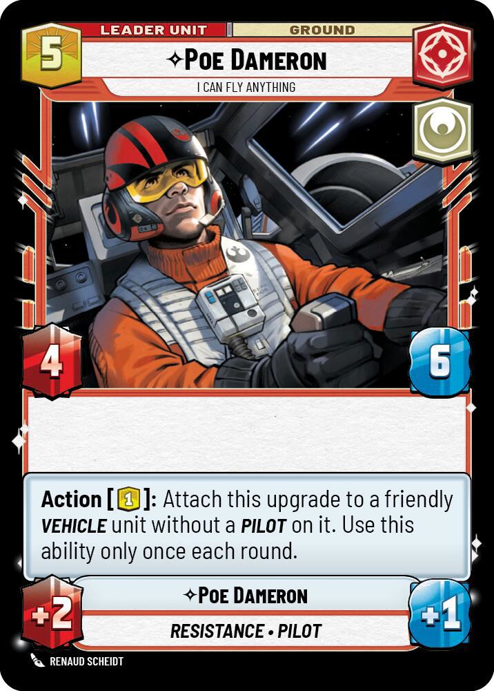 【JTL013/EN】Poe Dameron - I Can Fly Anything