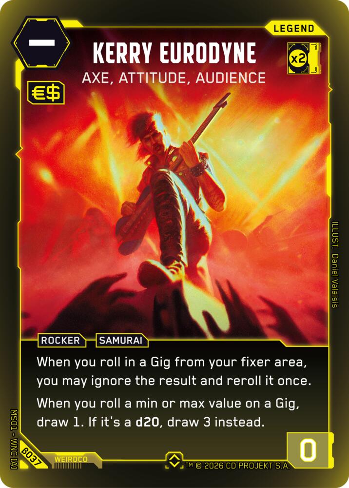 【WNCBβ037/EN】Kerry Eurodyne: Axe, Attitude, Audience