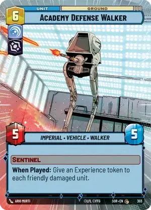【傷あり特価】【SOR303/EN】Academy Defense Walker (HYPERSPACE)