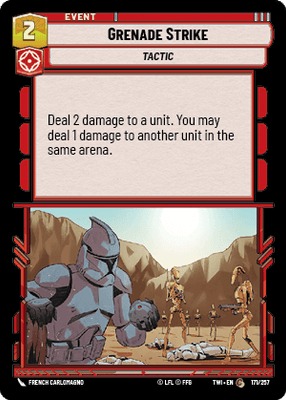 【傷あり特価】【TWI171/EN】Grenade Strike(FOIL)