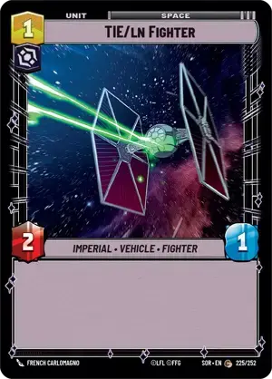 【SOR225/EN】TIE/ln Fighter(FOIL)