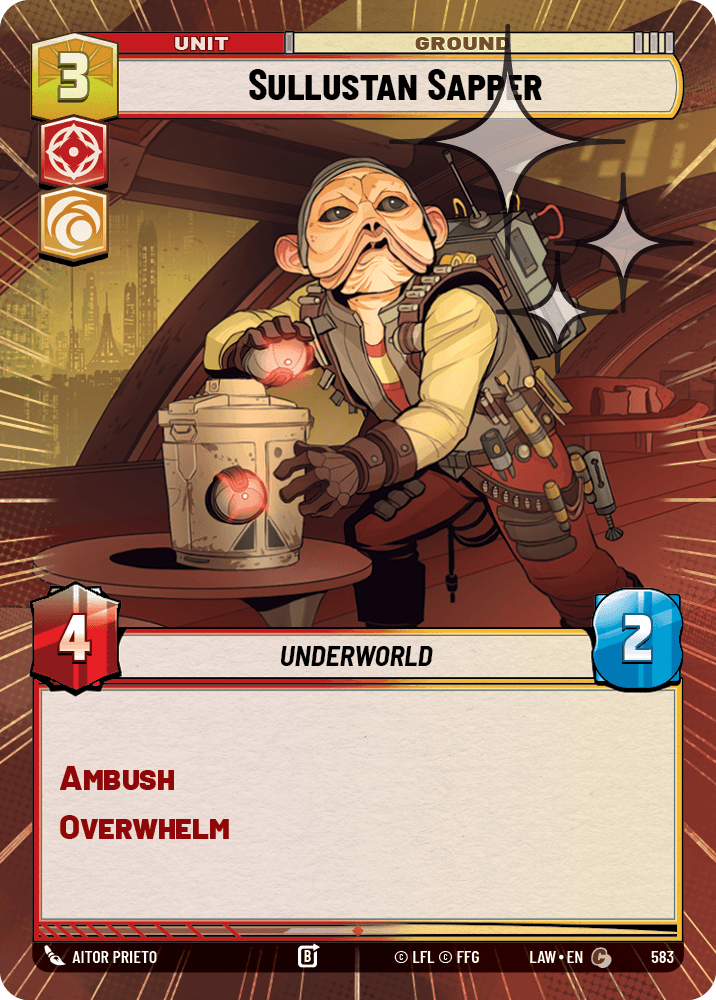 【LAW583/EN】Sullustan Sapper (Hyperspace/Foil)