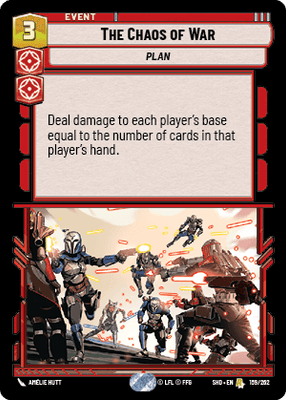 【傷あり特価】【SHD159/EN】The Chaos of War