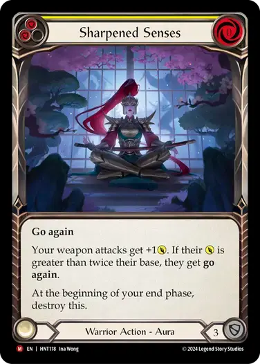 【HNT118/EN/RF】Sharpened Senses/研ぎ澄まし