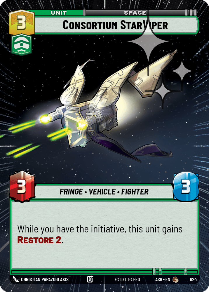 【ASH624/EN】Consortium StarViper (Hyperspace/Foil)