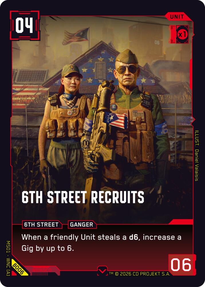 【WNCBβ006/EN】6th Street Recruits