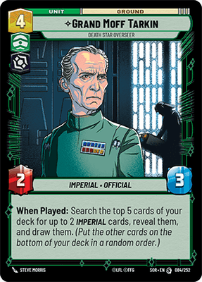 【傷あり特価】【SOR084/EN】Grand Moff Tarkin - Death Star Overseer