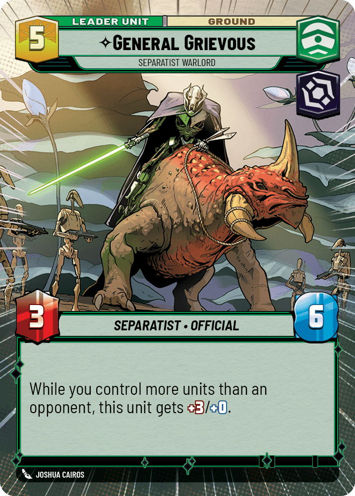 【HMW280/EN】General Grievous - Separatist Warlord(HYPERSPACE)