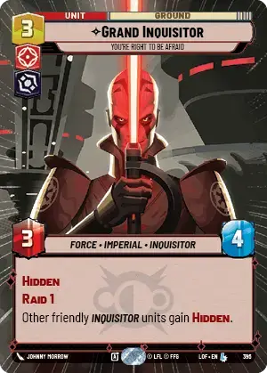 【LOF396/EN】Grand Inquisitor - You're Right to Be Afraid(Hyperspace)