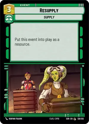 【傷あり特価】【SOR126/EN】Resupply(FOIL)