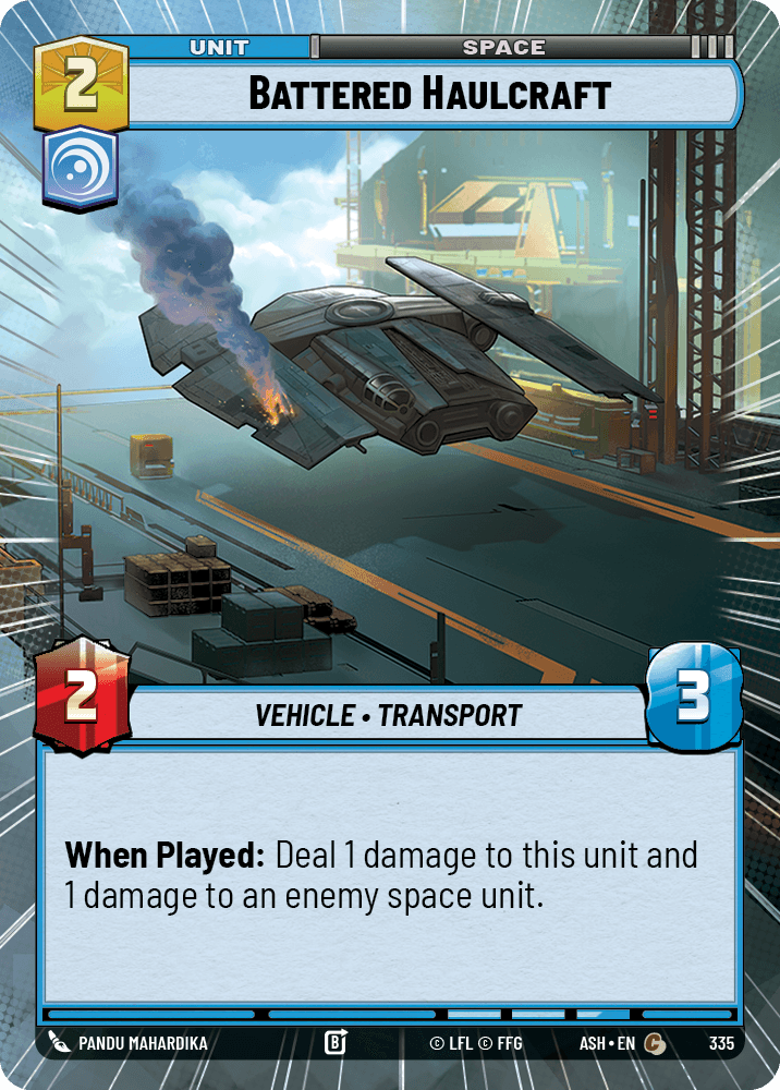 【ASH335/EN】Battered Haulcraft (Hyperspace)