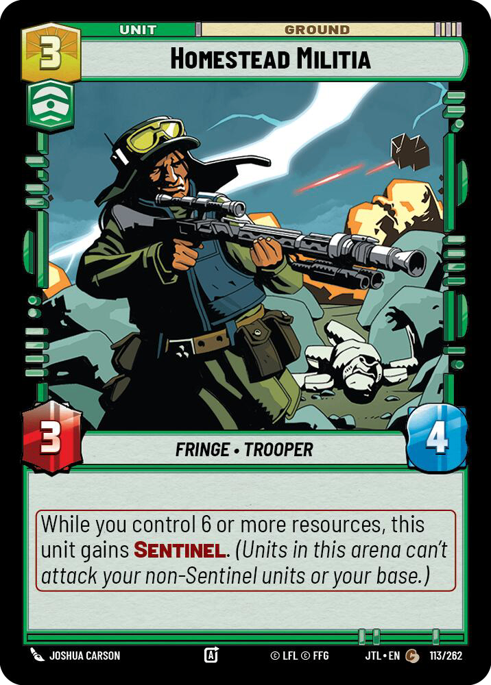【JTL611/EN】Homestead Militia(Foil)
