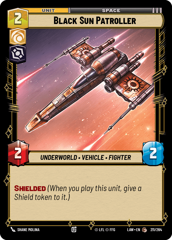 【LAW211/EN】Black Sun Patroller