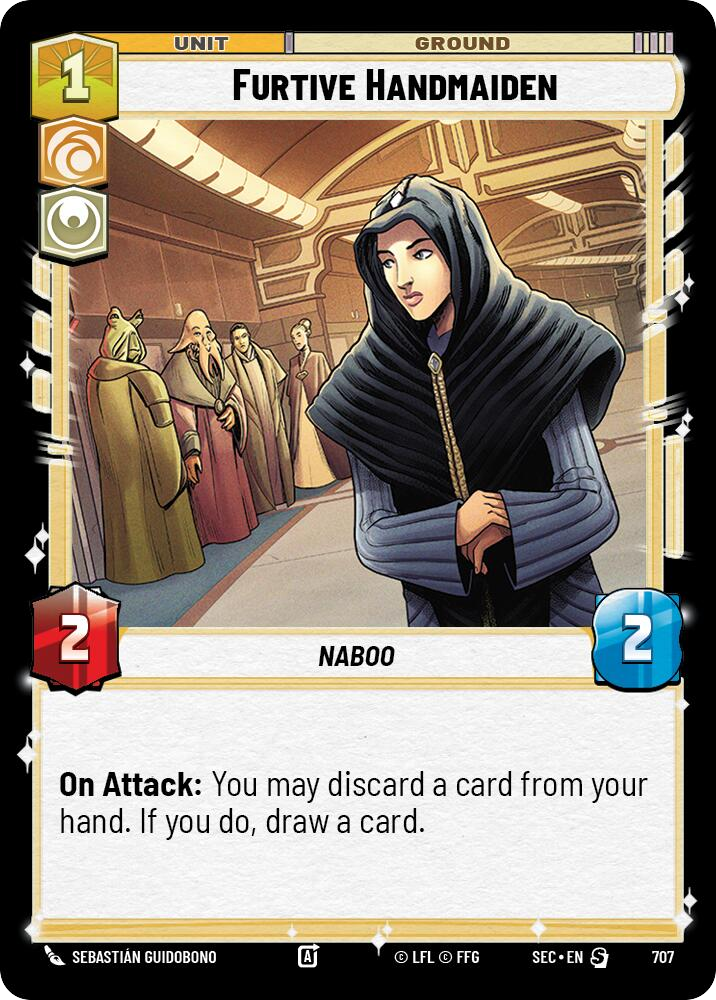 【SEC0707/EN】Furtive Handmaiden (Foil)