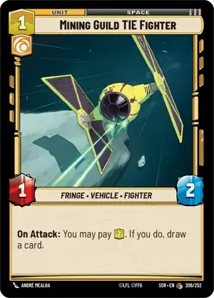 【SOR206/EN】Mining Guild TIE Fighter(FOIL)