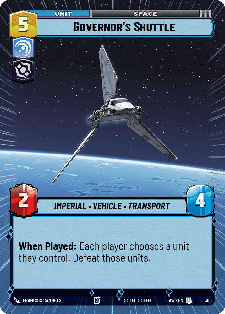 【LAW363/EN】Governor's Shuttle (Hyperspace)