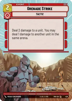 【傷あり特価】【TWI438/EN】Grenade Strike(HYPERSPACE)