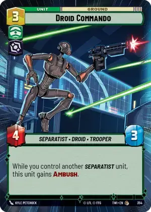 【傷あり特価】【TWI354/EN】Droid Commando(HYPERSPACE/FOIL)