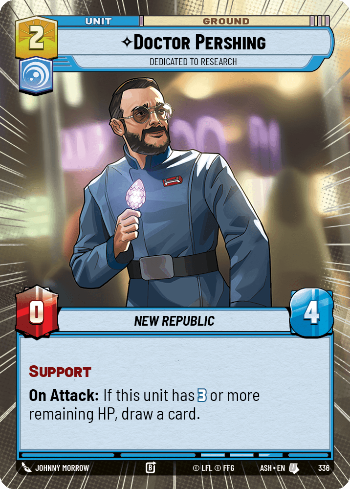 【ASH336/EN】Doctor Pershing - Dedicated to Research (Hyperspace)