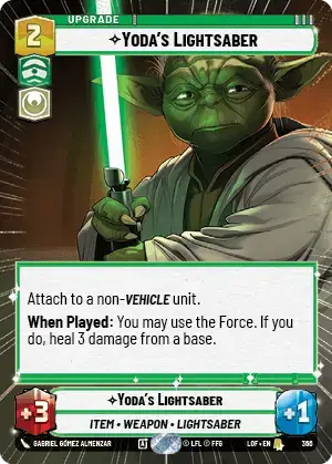 【LOF366/EN】Yoda's Lightsaber(Hyperspace)
