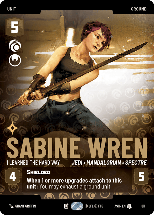 【ASH811/EN】Sabine Wren - I Learned the Hard Way (Prestige)