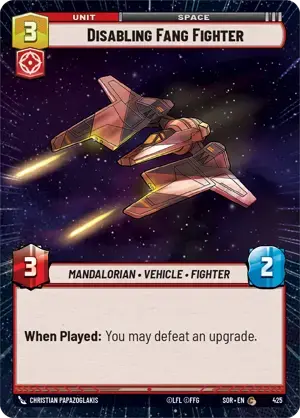 【SOR425/EN】Disabling Fang Fighter (HYPERSPACE/FOIL)