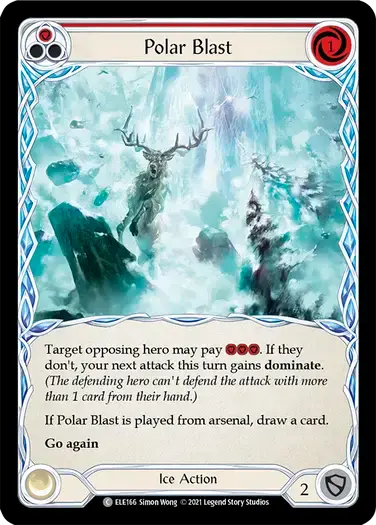 【ELE166/EN】Polar Blast[Red]