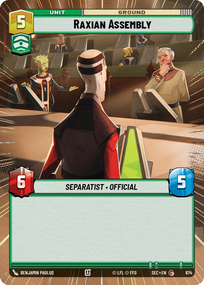 【SEC0874/EN】Raxian Assembly (Hyperspace/Foil)